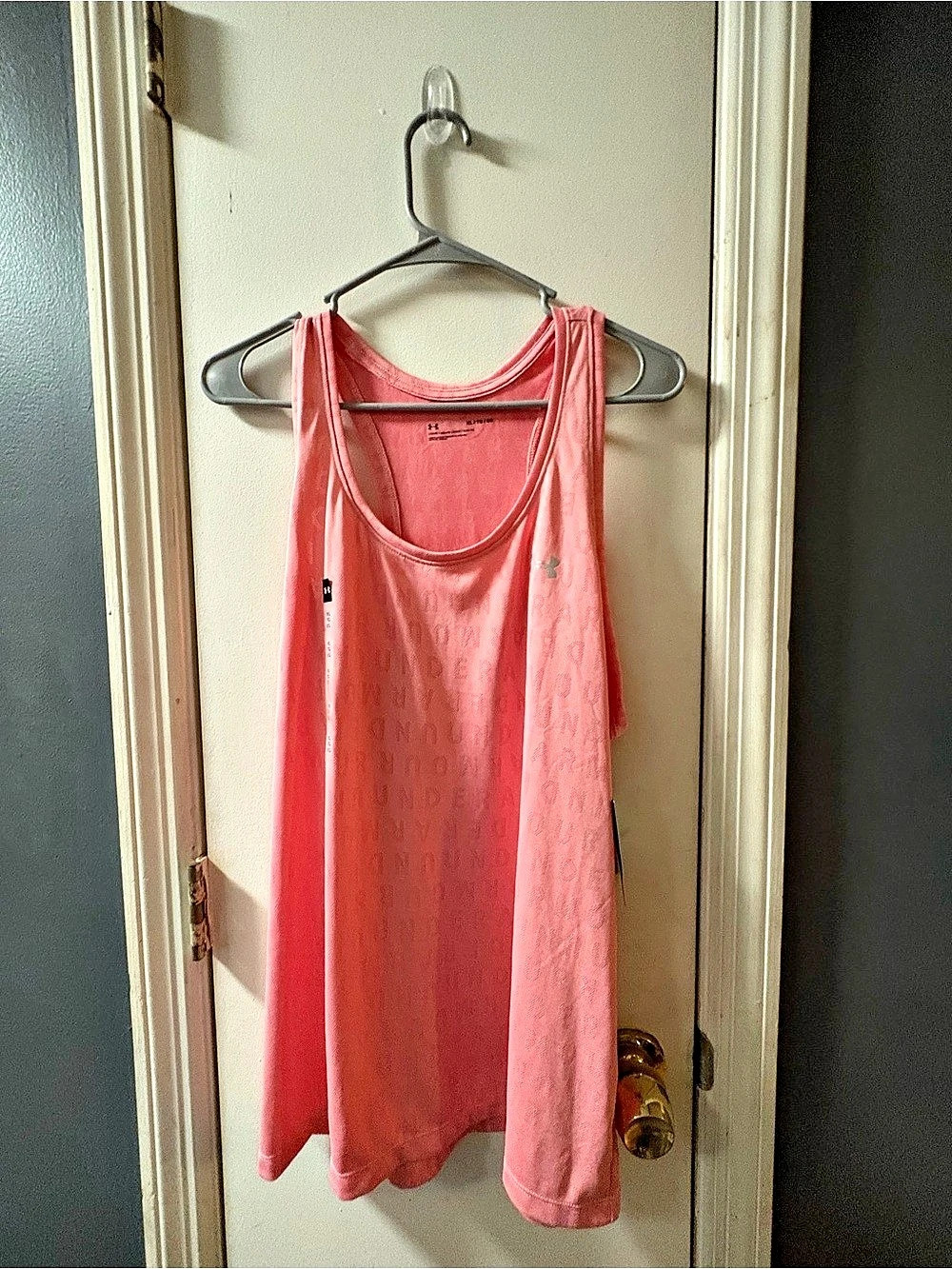 Under Armour Women's Pink Loose Tank Top XL NWT